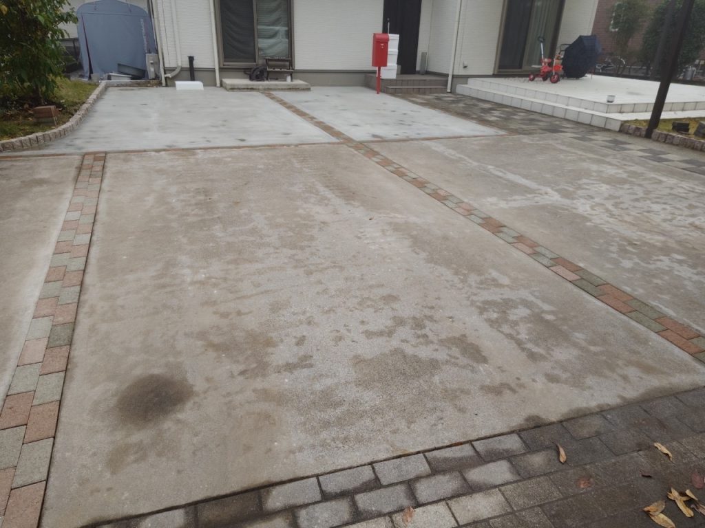 宇都宮市 土間コンクリート 外構工事